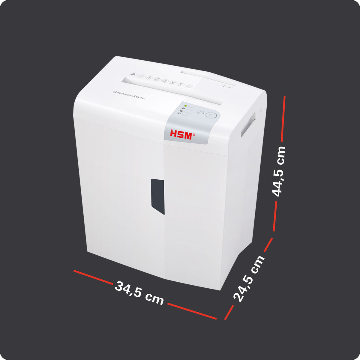 HSM Shredstar X6pro - 2 x 15mm Aktenvernichter