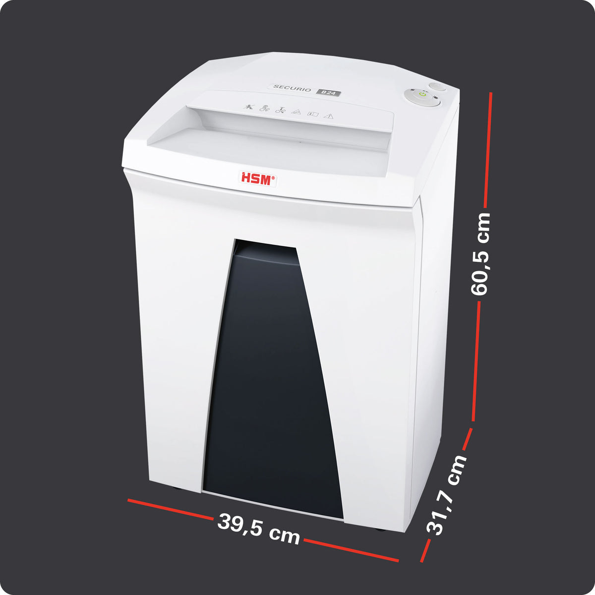 HSM SECURIO B24 HS-5 - 0,78 x 11mm Aktenvernichter