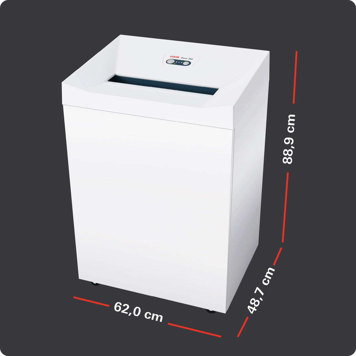 HSM Pure 740 - 1,9 x 15mm Aktenvernichter