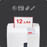 Aktenvernichter HSM shredstar X12pro - 2 x 15 mm