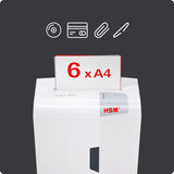 HSM Shredstar X6pro - 2 x 15mm Aktenvernichter