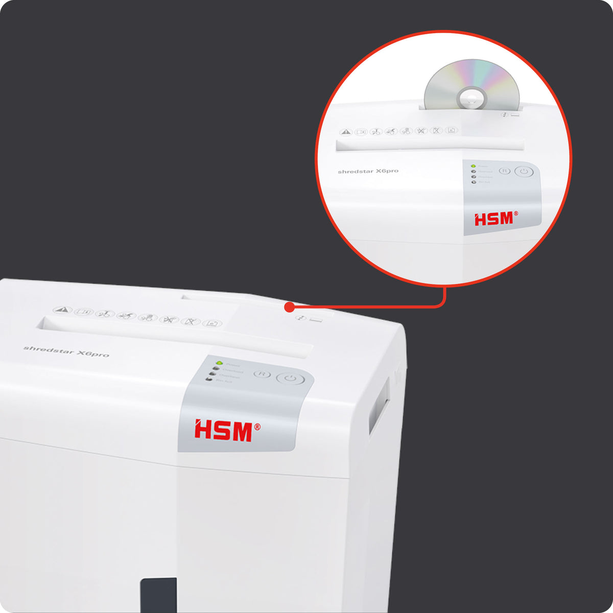 HSM Shredstar X6pro - 2 x 15mm Aktenvernichter