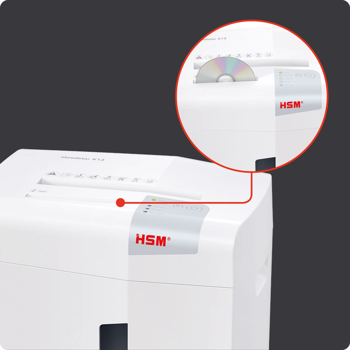 HSM ShredStar X13 - 4 x 37mm Aktenvernichter