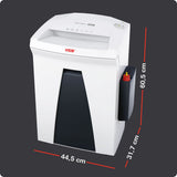 HSM SECURIO B24 HS - 0,78 x 11mm Aktenvernichter mit Öler