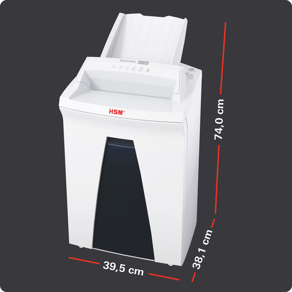 HSM SECURIO AF300 - 4,5 x 30mm Aktenvernichter