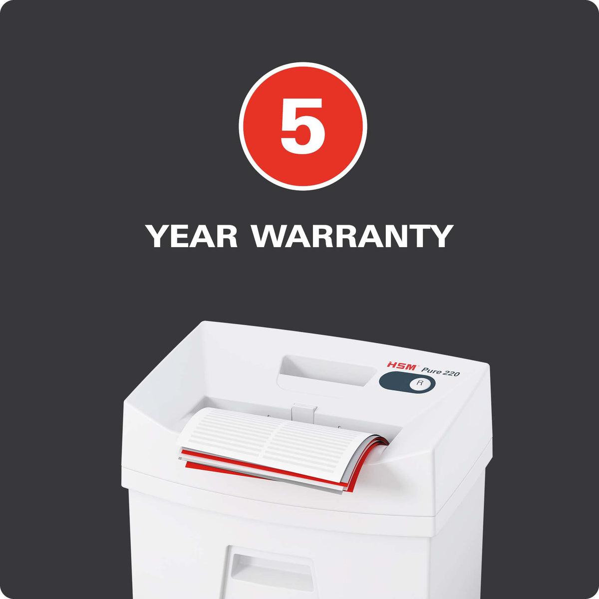 HSM Pure 220 - 3,9mm Aktenvernichter