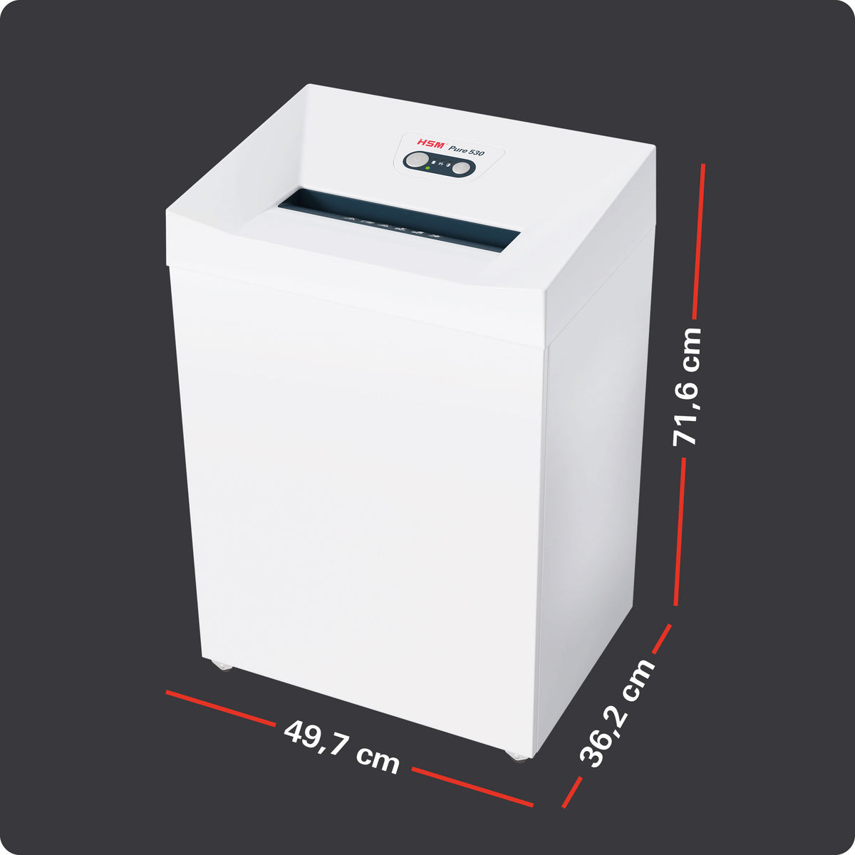 HSM Pure 530 - 1,9 x 15mm Aktenvernichter