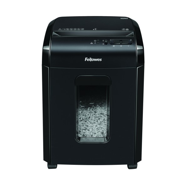 Fellowes Powershred 10M - 2 x 12mm Aktenvernichter